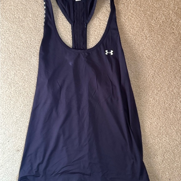 Under Armour Women's Dark Blue Tank Top - Picture 1 of 2